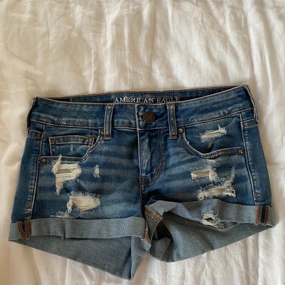 American Eagle Denim Shorts size 4